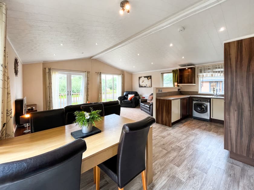 Dining Area | Lodge Two - Bonnie Escapes, Dalbeattie