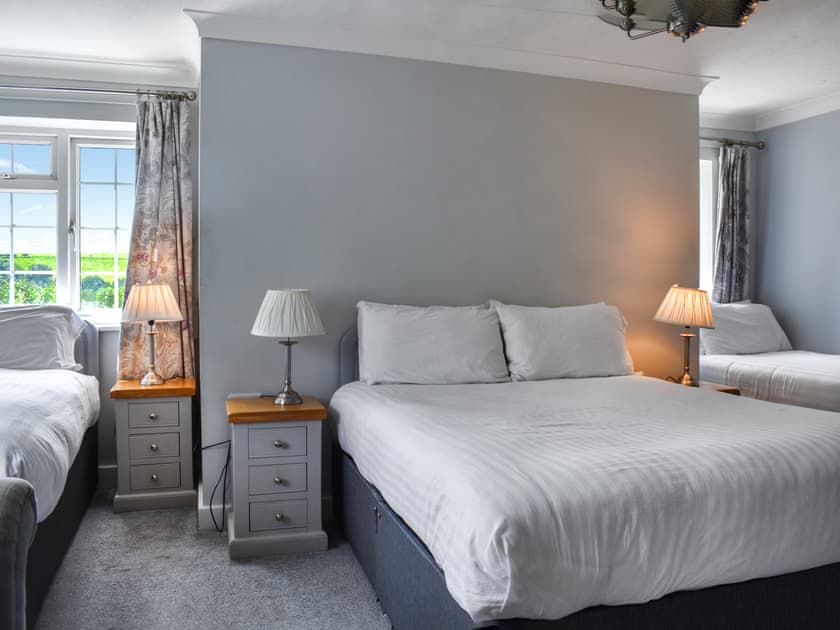 Triple bedroom | Pengarreg Fawr - Pengarreg Farm, Llanilar, near Aberystwyth