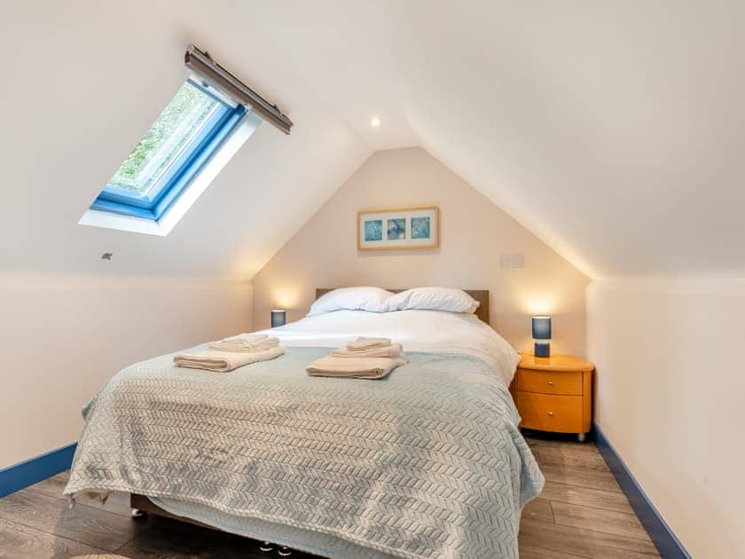 Double bedroom | The Boathouse - Heart of Scotland Holidays, Polmont, near Falkirk