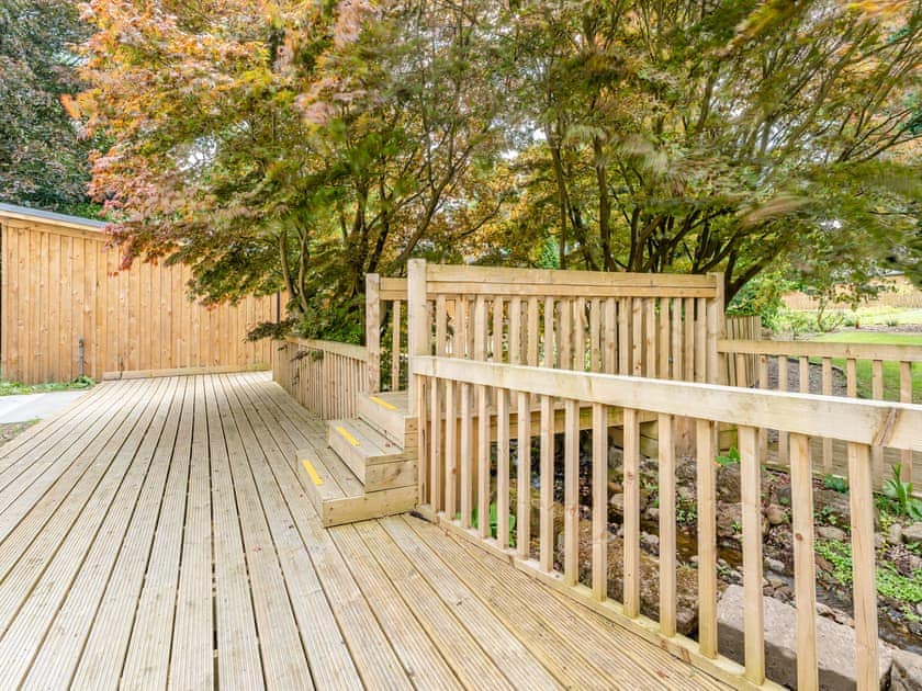 Decking | The Boathouse - Heart of Scotland Holidays, Polmont, near Falkirk