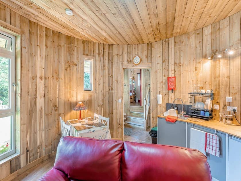 Open plan living space | The Treehouse - Heart of Scotland Holidays, Polmont, near Falkirk