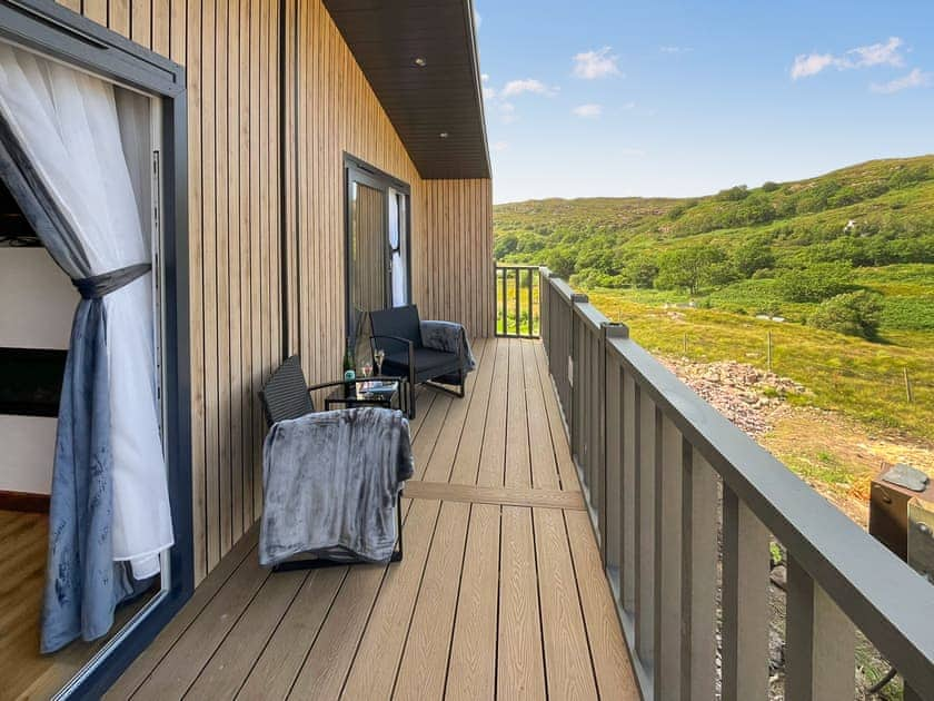 Terrace | Thistle Cabin - Applecross Cabins, Applecross