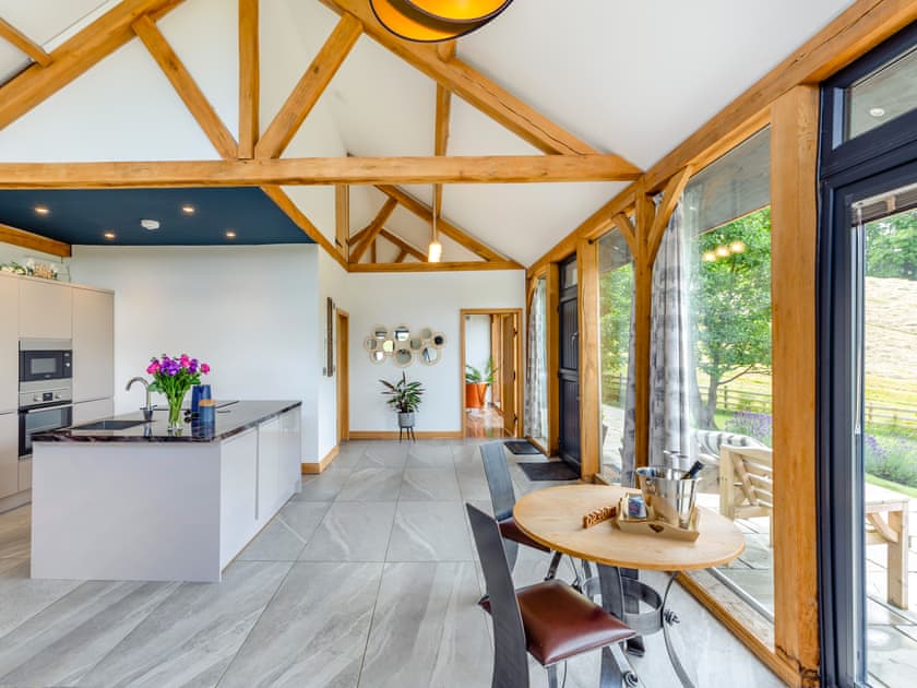 Open plan living space | The Hideaway, Aberhafesp, near Newtown