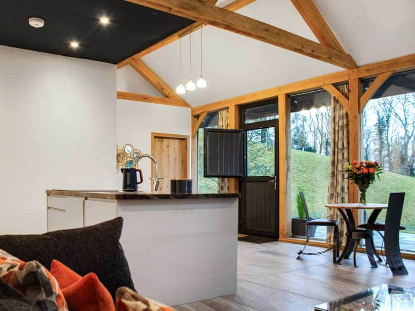 Open plan living space | The Hideaway, Aberhafesp, near Newtown