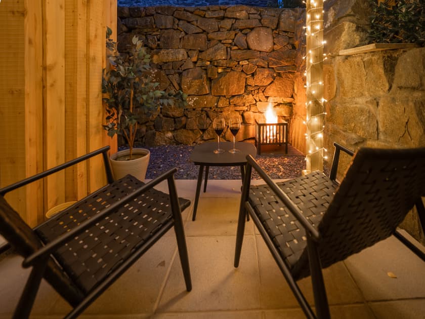 Patio | Llety Cariad, Bala