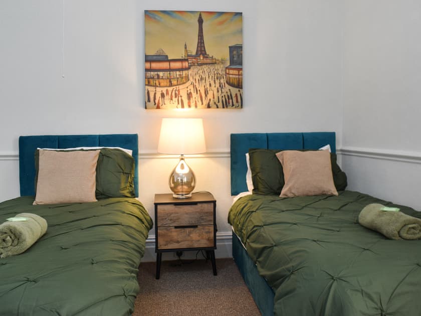 Twin bedroom | Drumford, Bispham, near Blackpool