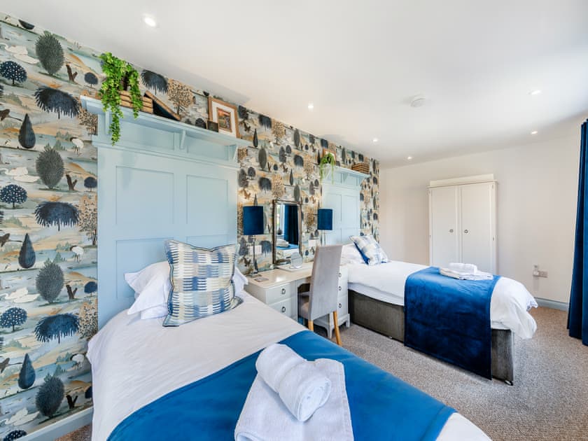 Twin bedroom | North End Cottage, Longframlington