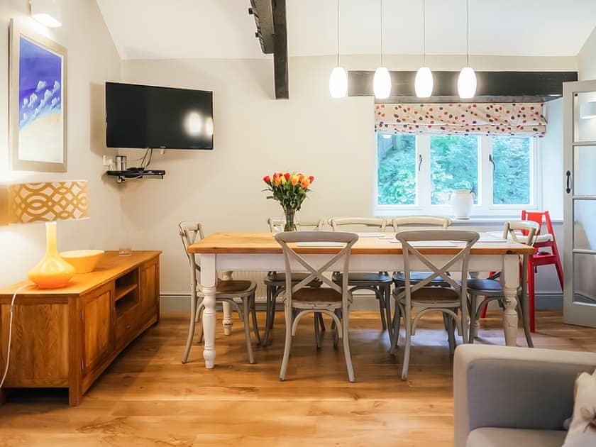 Living room/dining room | Casterbridge - Greenwood Grange Cottages, Higher Bockhampton, near Dorchester
