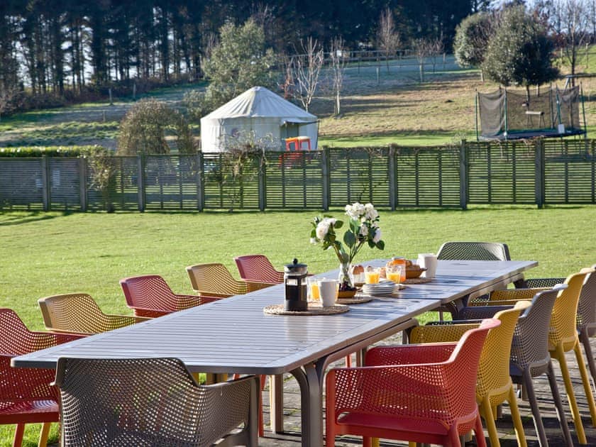 Outdoor area | Henchard - Greenwood Grange Cottages, Higher Bockhampton, near Dorchester