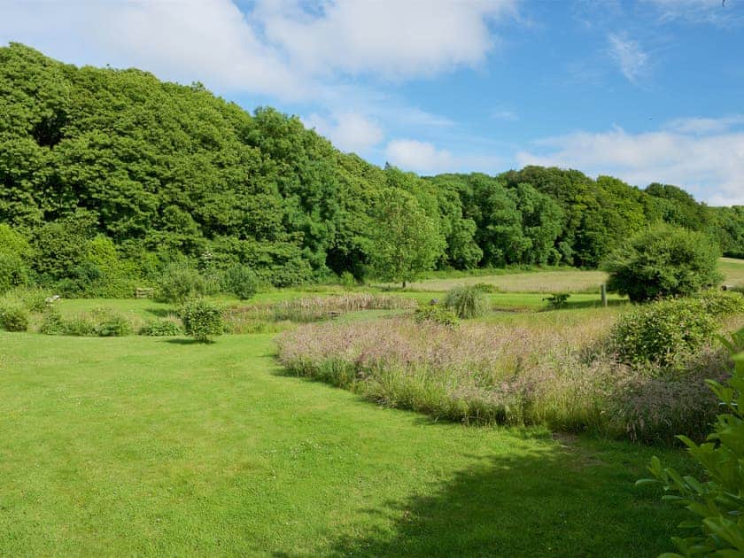 Outdoor area | Henchard - Greenwood Grange Cottages, Higher Bockhampton, near Dorchester
