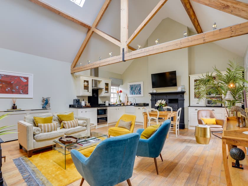 Open plan living space | Pope Lodge, Alnmouth