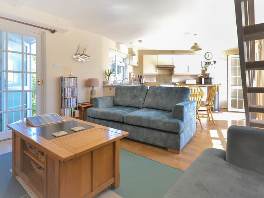 Open plan living space | Garden Cottage, Roseland Peninsula
