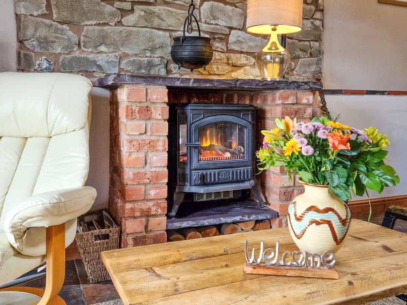 Living area | Y Dderwen at Brynglas Farm, Llanfair Caereinion
