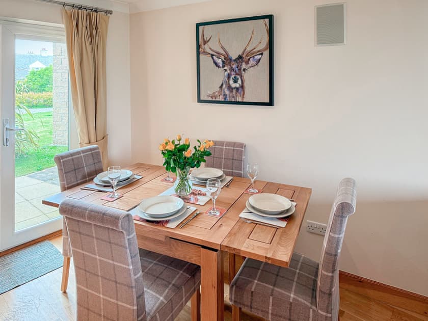 Dining Area | No.4 The Links Apartments, Brora