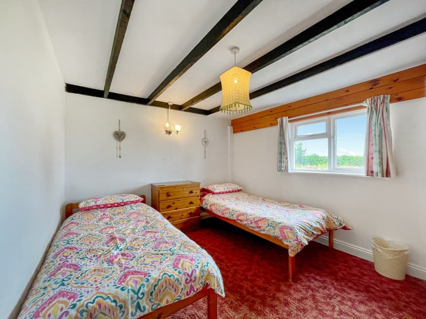 Twin bedroom | Tarrant Cottage - Bowling Green Farm, East Orchard, near Shaftesbury