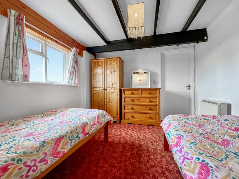 Twin bedroom | Tarrant Cottage - Bowling Green Farm, East Orchard, near Shaftesbury