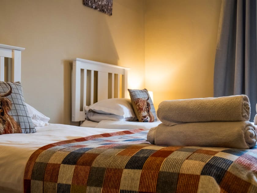 Twin bedroom | Ninetrees - Bachilton Farm, Methven, near Perth