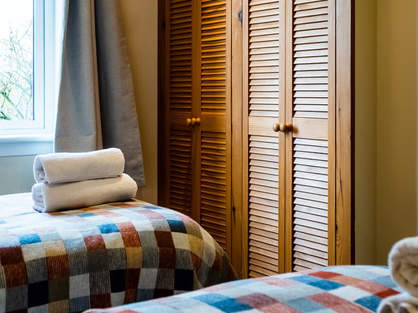 Twin bedroom | Ninetrees - Bachilton Farm, Methven, near Perth