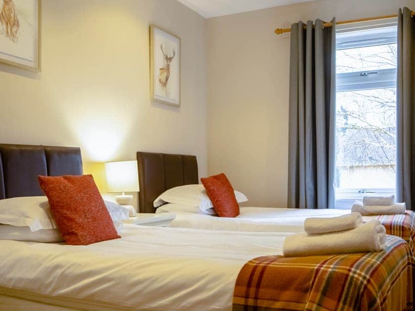 Twin bedroom | Cairnies - Bachilton Farm, Methven, near Perth