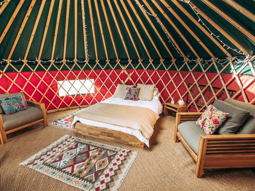 Open plan living space | Timothy Yurt - Bachilton Farm, Methven, near Perth
