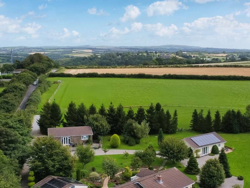 Aerial view | Badgers Drift, East Taphouse, near Liskeard