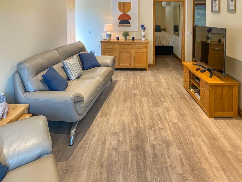 Living area | Woodburn - Cairnyard Holiday Lodges, Lochanhead, Beeswing