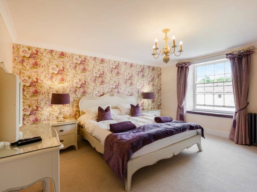 Relaxing double bedroom | Thirley Cotes Farmhouse, Harwood Dale, near Scarborough