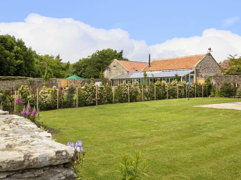 Walled garden area | Thirley Cotes Farmhouse, Harwood Dale, near Scarborough