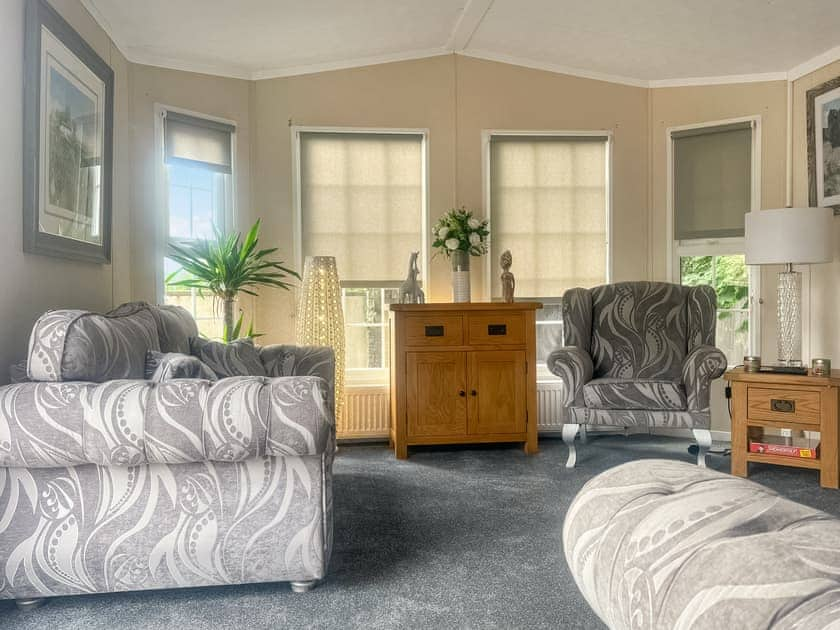 Living area | Meadows Farm Lodge - Meadows Farm, Gorseinon, near Swansea