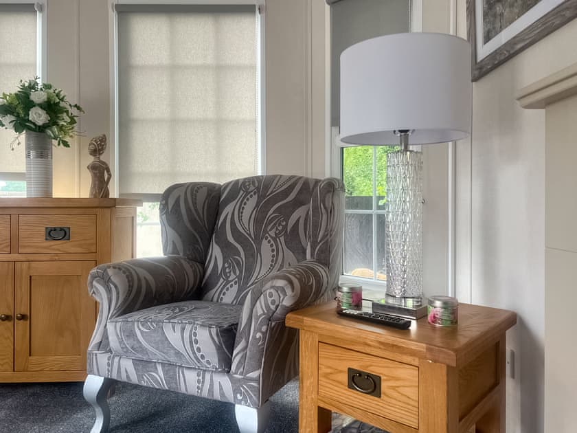 Living area | Meadows Farm Lodge - Meadows Farm, Gorseinon, near Swansea
