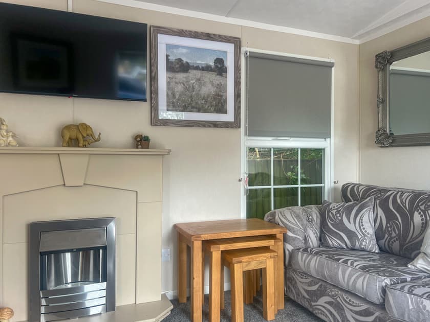 Living area | Meadows Farm Lodge - Meadows Farm, Gorseinon, near Swansea