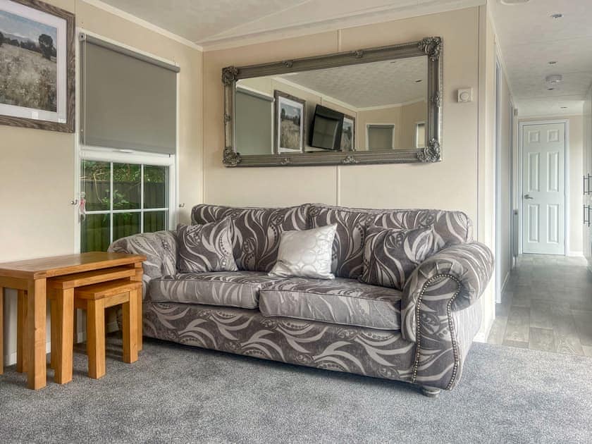 Living area | Meadows Farm Lodge - Meadows Farm, Gorseinon, near Swansea