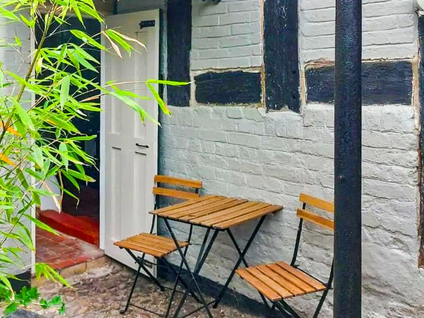 Sitting-out-area | The Old Bakery, Market Drayton