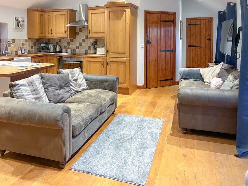 Open plan living space | The Barn, Catsham, near Glastonbury