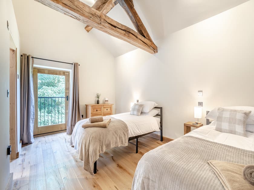 Twin bedroom | Shepherds Barn, Whiteley Green, Macclesfield