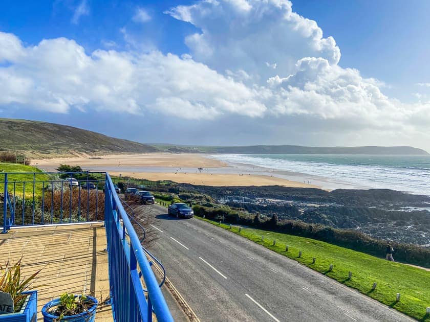 View from communal patio  | 5 Devon Beach Court, Woolacombe