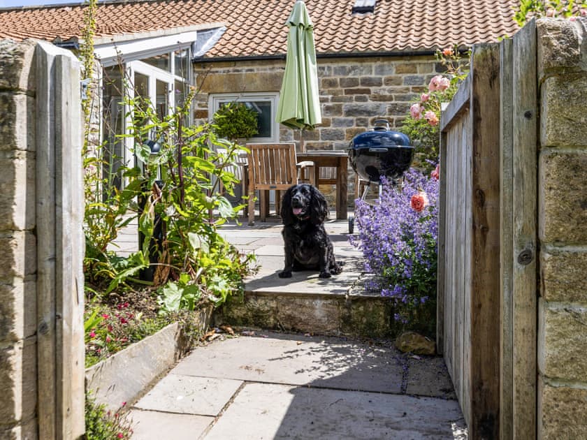 well-appointed outdoor area | Walnut Cottage, Harwood Dale, near Scarborough