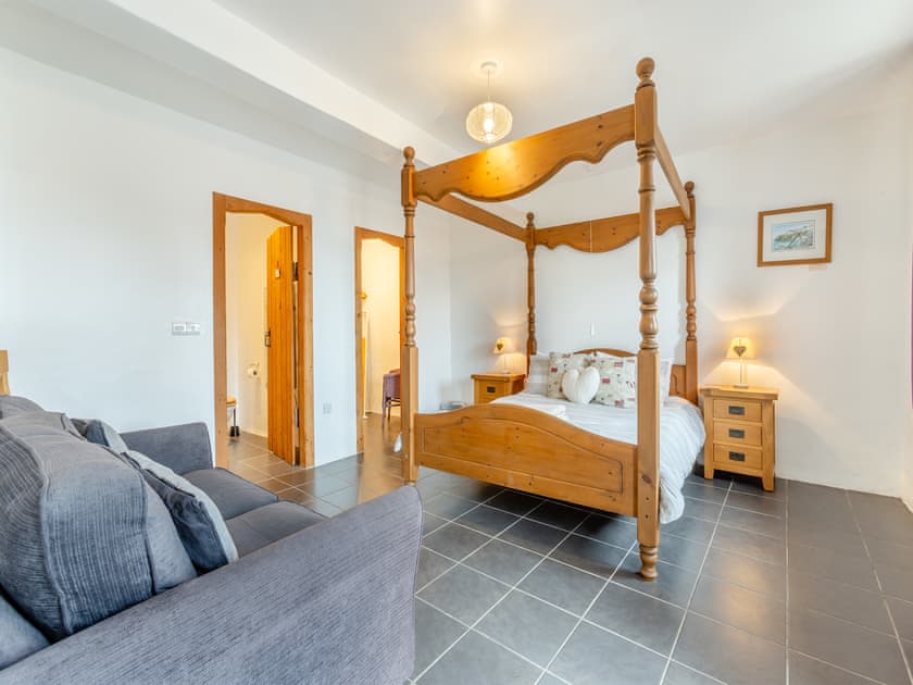 Double bedroom | Higher Churchtown Farm - The Place 2 B - Higher Churchtown Farm Barns, Tresmeer, near Launceston
