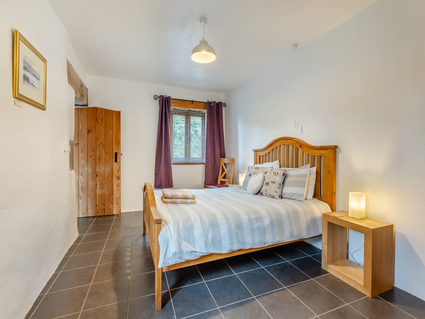 Double bedroom | Higher Churchtown Farm - The Place 2 B - Higher Churchtown Farm Barns, Tresmeer, near Launceston