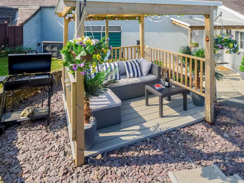 Patio | Y Bwthyn, Talgarreg, near New Quay