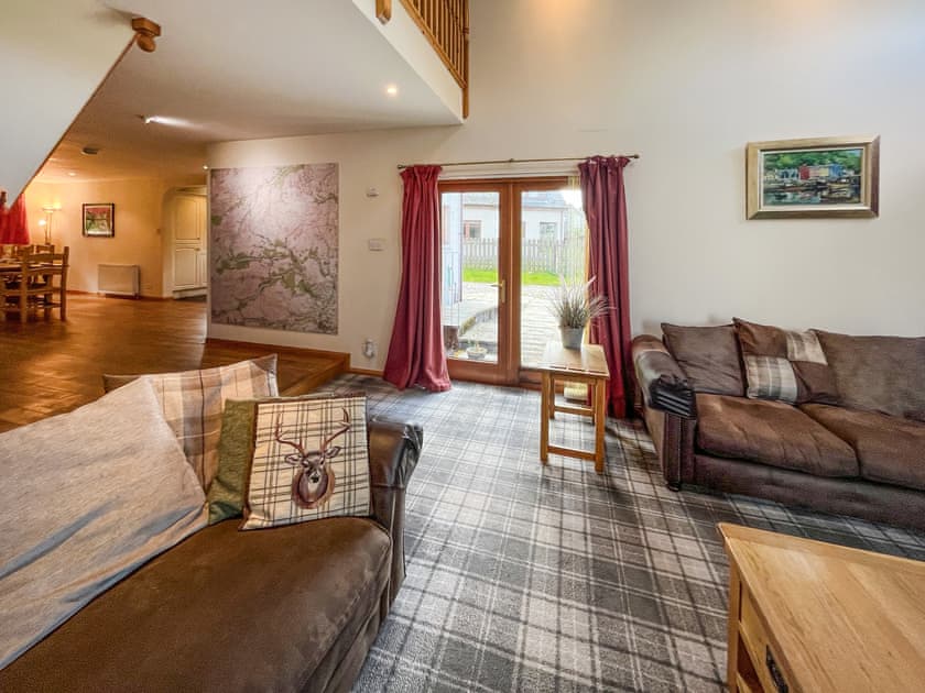 Living area | River View, Dalwhinnie