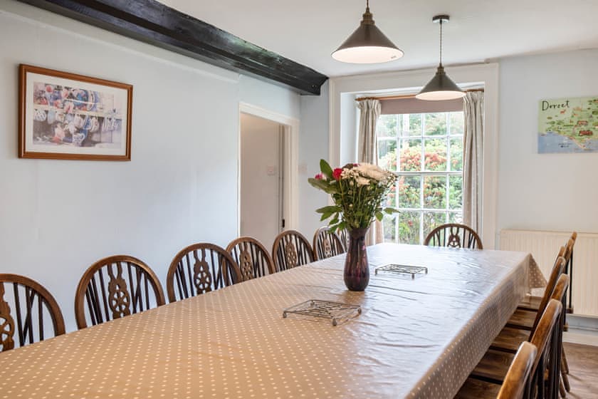 Dining room seating 18 | Park Farmhouse, Chideock, near Bridport