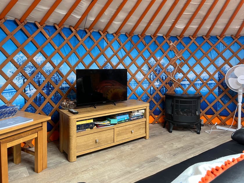 Interior | Orange Yurt - Clochforbie Yurts, Fisherie