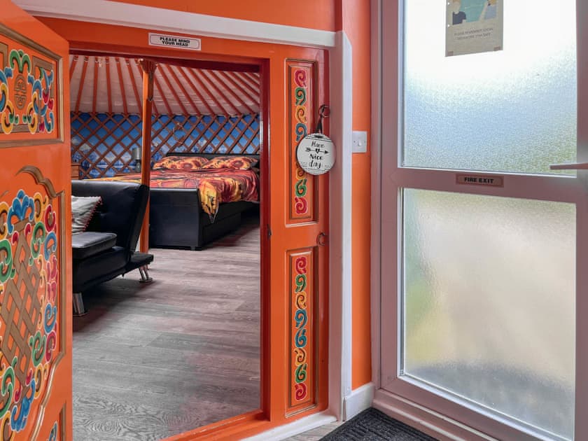 Hallway | Orange Yurt - Clochforbie Yurts, Fisherie