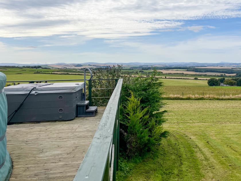 Decking | Orange Yurt - Clochforbie Yurts, Fisherie