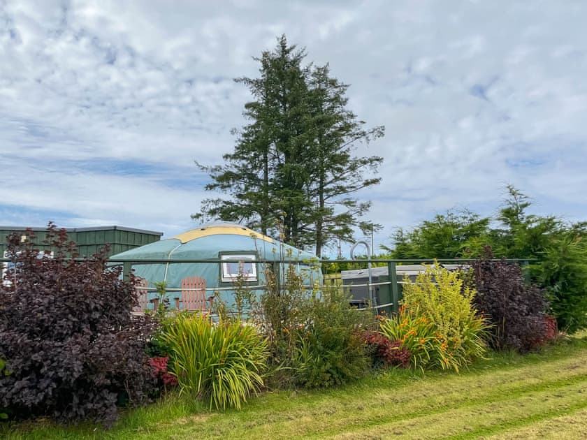 Exterior | Orange Yurt - Clochforbie Yurts, Fisherie