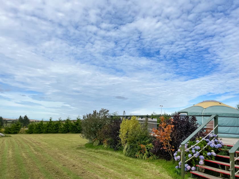 Exterior | Orange Yurt - Clochforbie Yurts, Fisherie