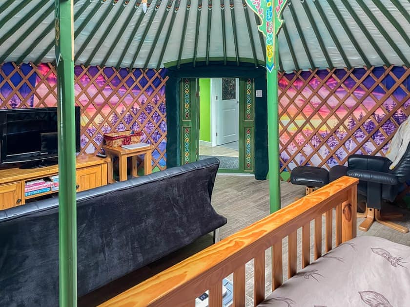 Interior | Green Yurt - Clochforbie Yurts, Fisherie