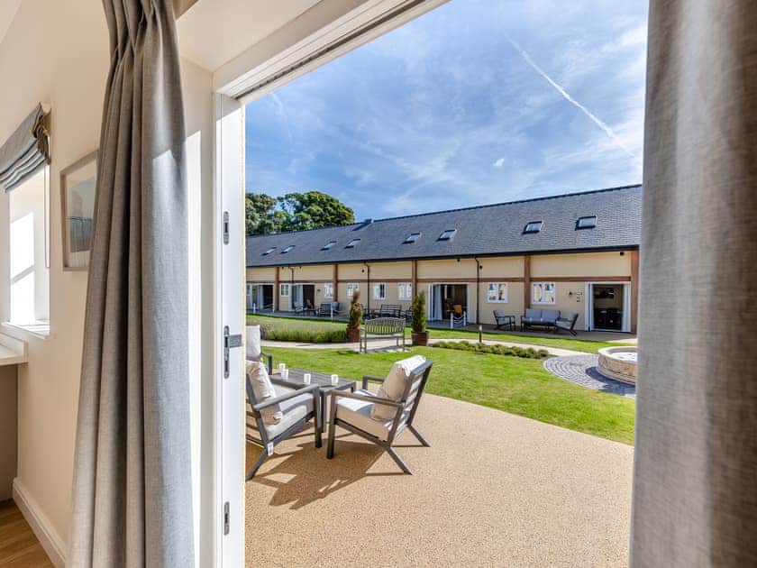 Sitting-out-area | Tedsmore Hall Estate properties - No 2 - Chepstow - Tedsmore Hall Estate Properties, Oswestry