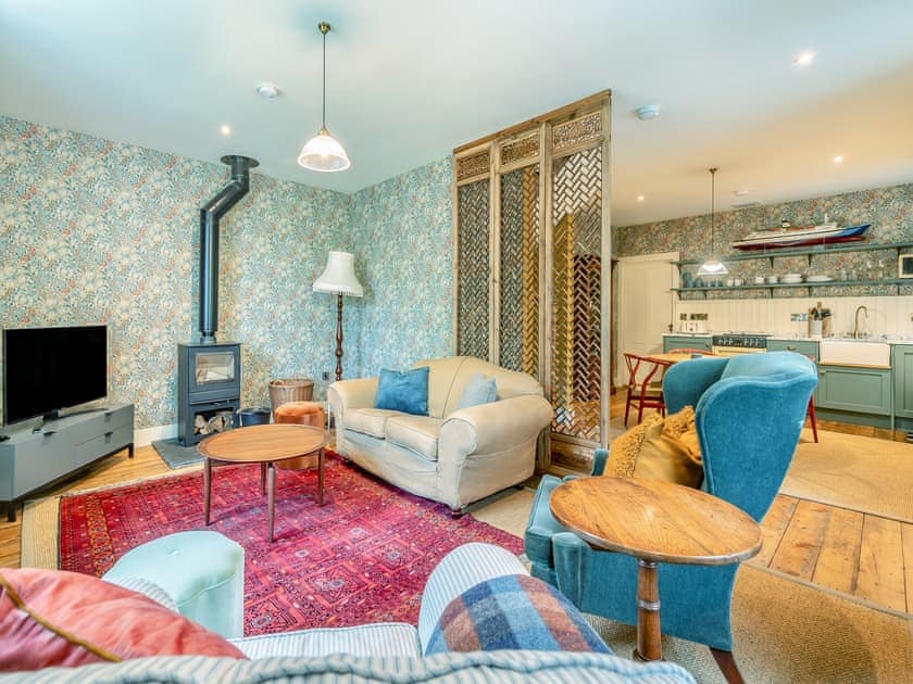 Living area | Wardens Cottage - Croiscrag Lodge, Rannoch, near Pitlochry